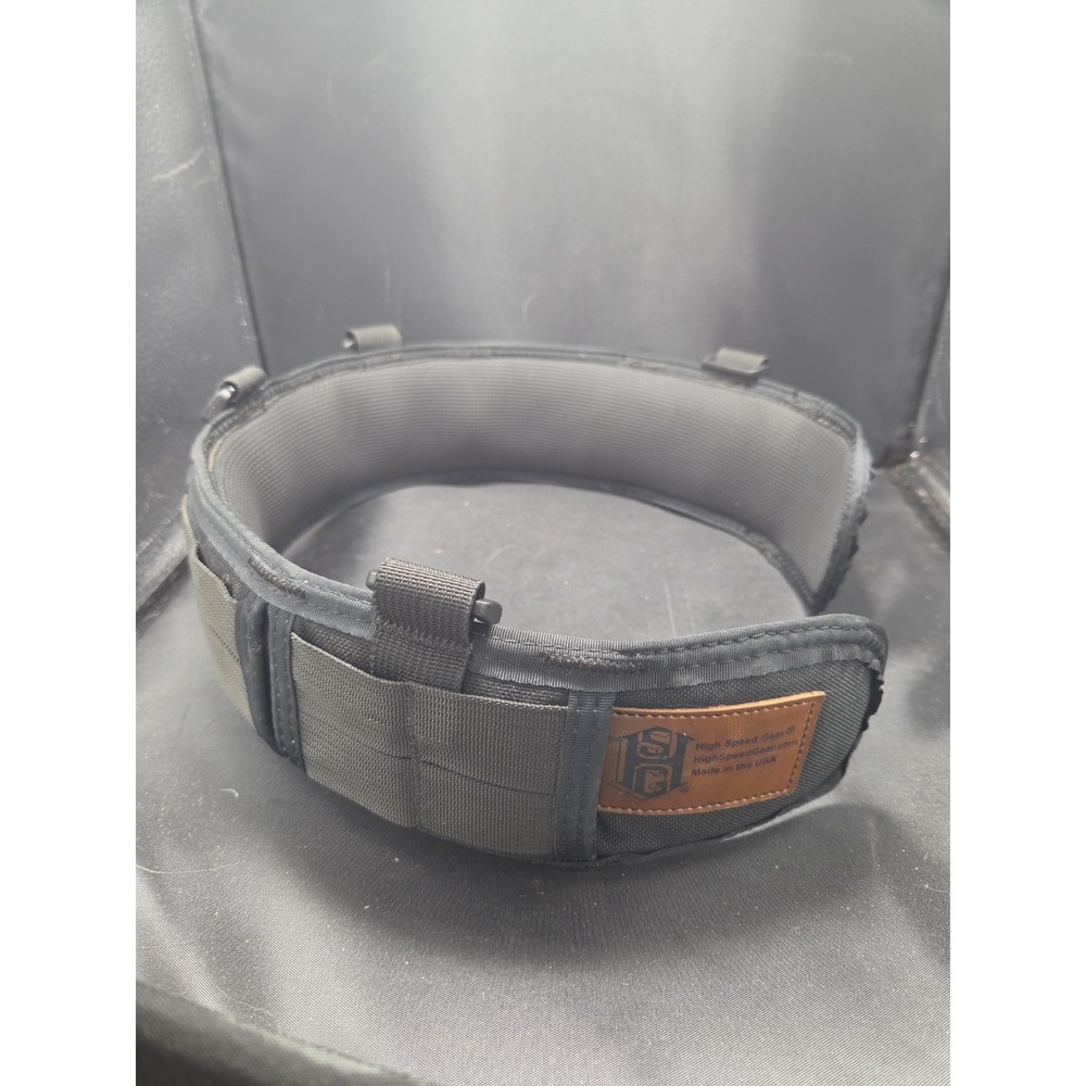 HSGI padded belt Black 31in Size S
